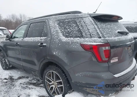 2018 Ford Explorer Sport из США, поврежденный, VIN 1FM5K8GTXJGC82795